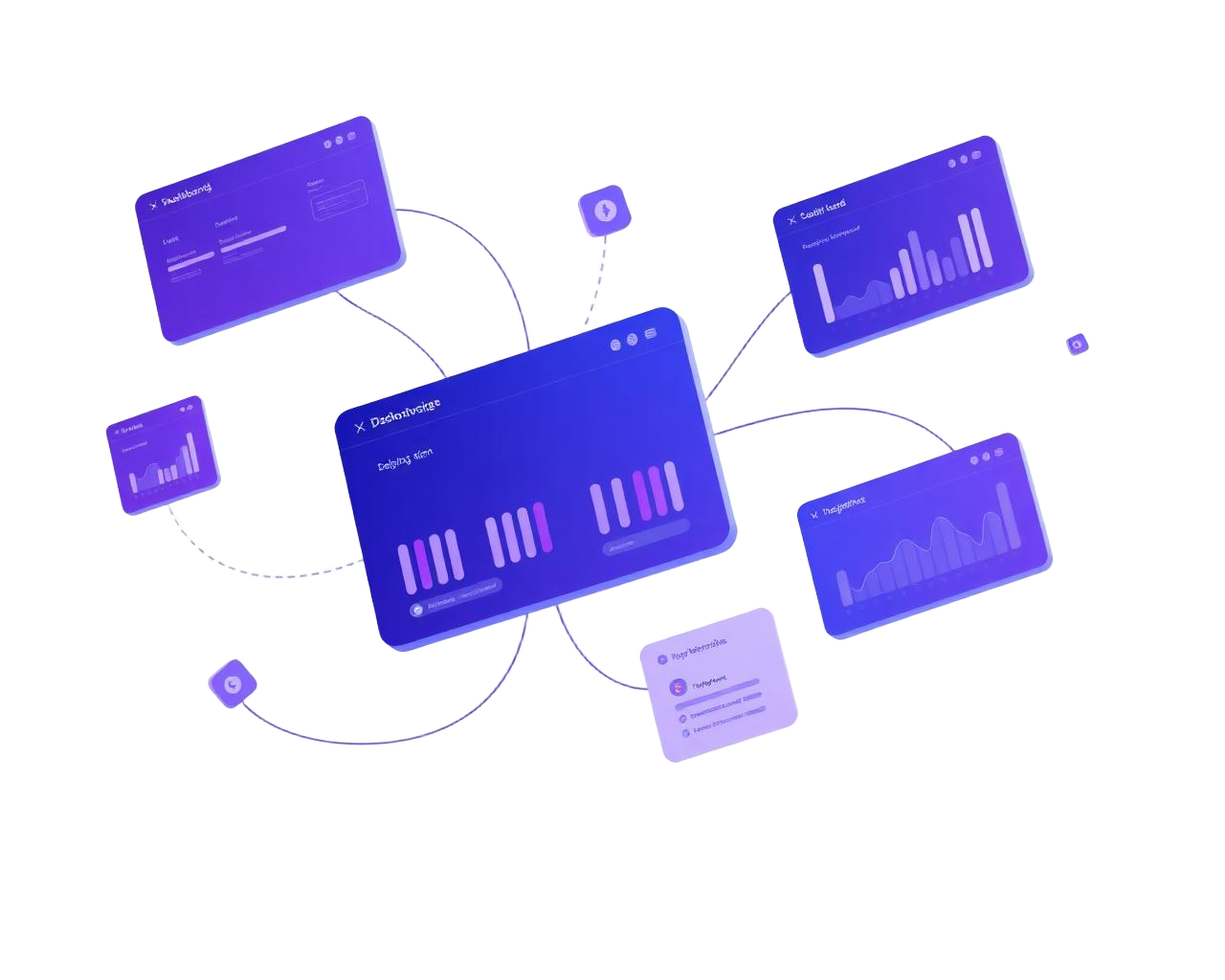 NovaFlow workspace with dashboards, workflow automations, and project cards
